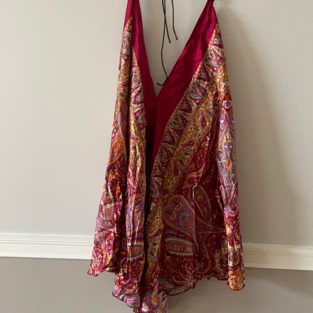 Open back silk dress/top